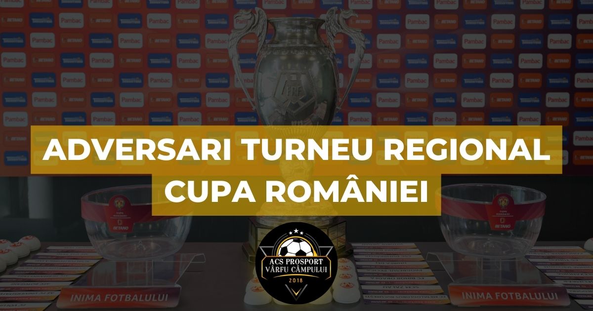 Cupa României: S-au stabilit adversarele echipei Pro Sport din turneul regional