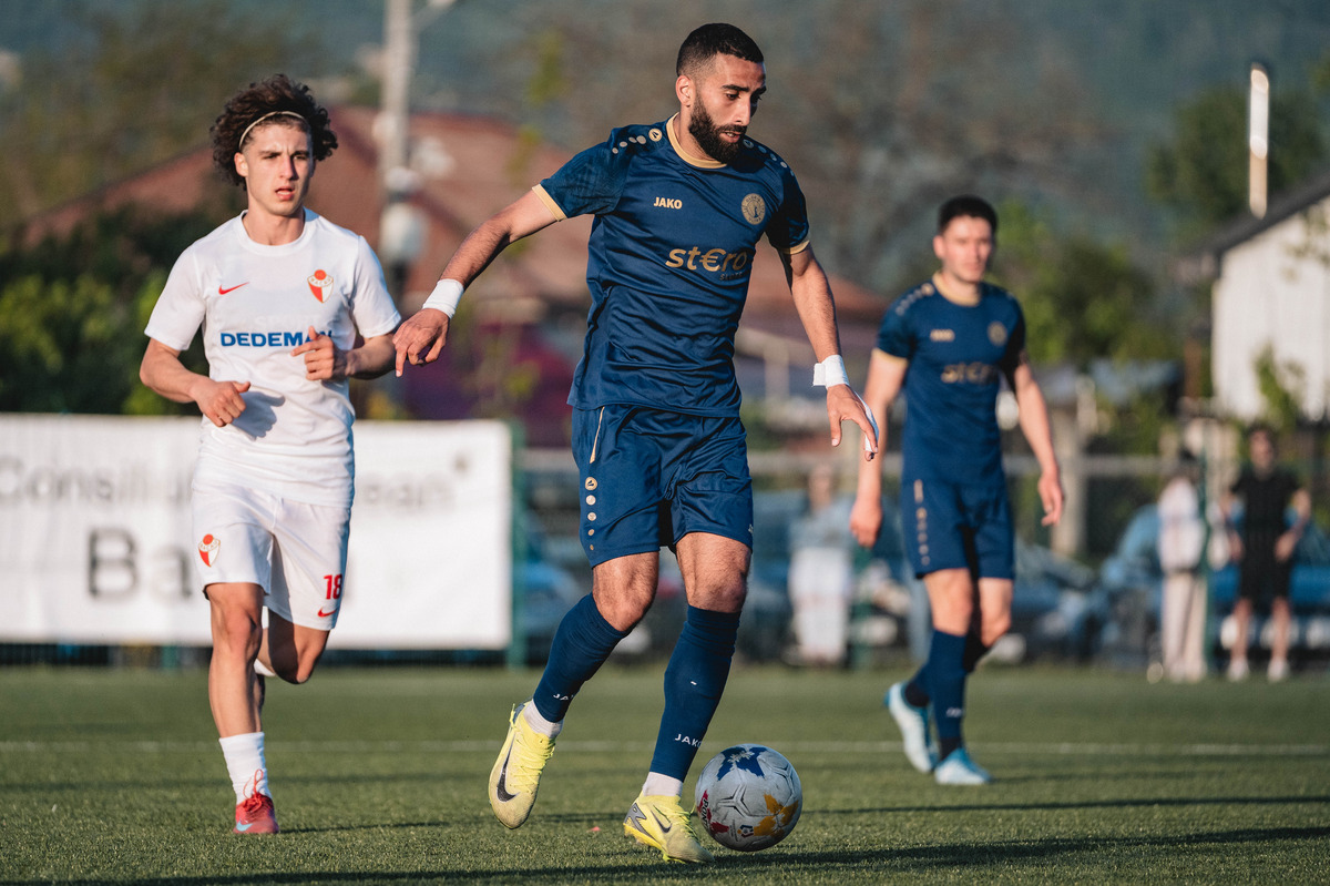 Ferhaoui a fost și în meciul cu FC Bacău, unul dintre cei mai activi jucători ai Gloriei Ultra.